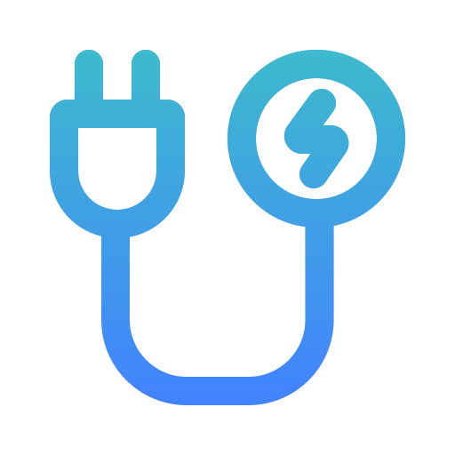 Power plug Generic gradient outline icon
