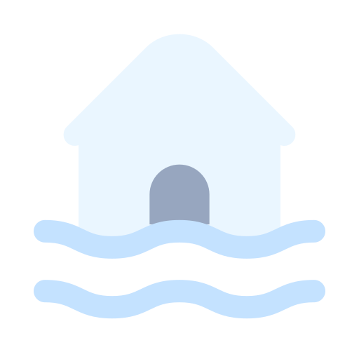 powódź Generic color fill ikona