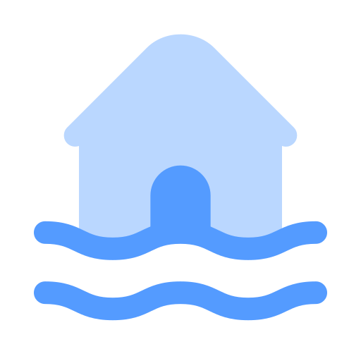 powódź Generic color fill ikona