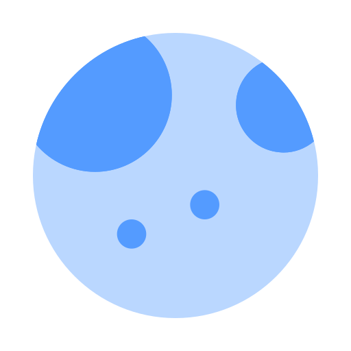 pełnia księżyca Generic color fill ikona