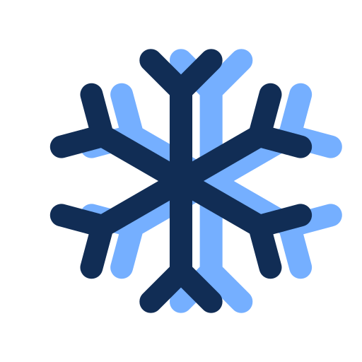 Снежинка Generic color lineal-color иконка