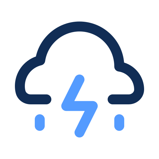 tormenta Generic color outline icono