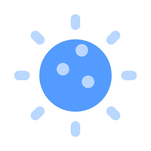 Total eclipse Generic color fill icon