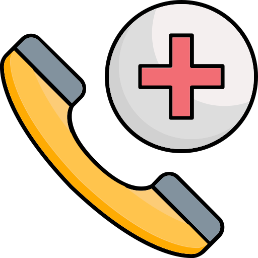 krankenhaustelefon Generic color lineal-color icon