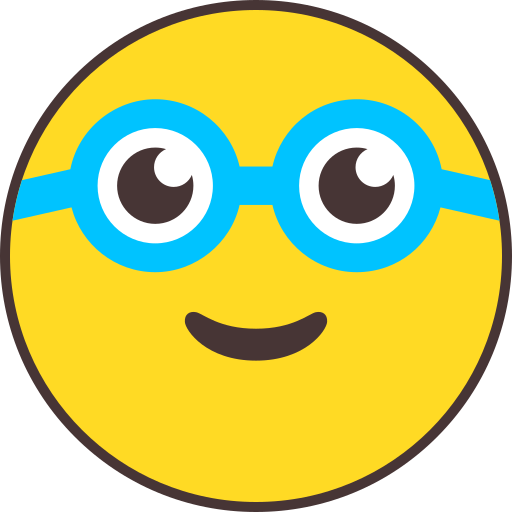 Nerd glasses Generic color lineal-color icon