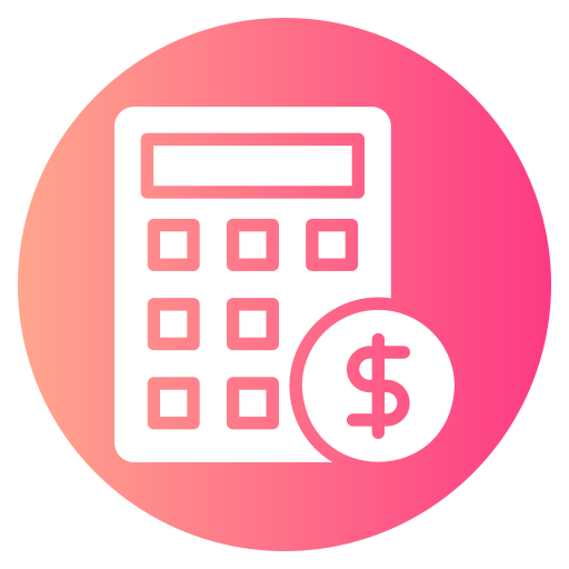 calculatrice Generic gradient fill Icône