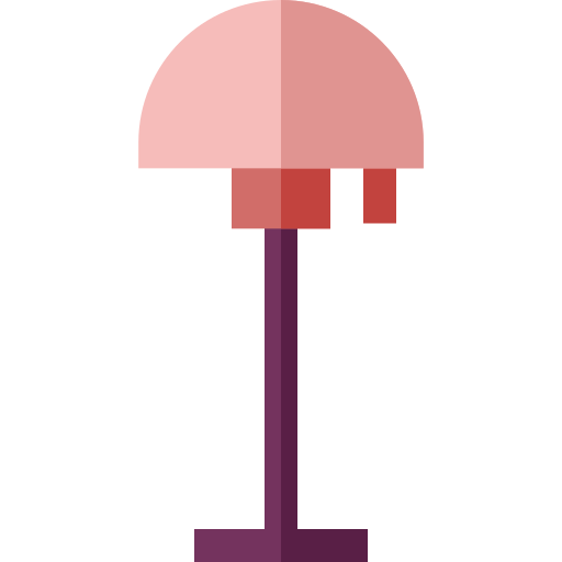 Lamp Basic Straight Flat icon