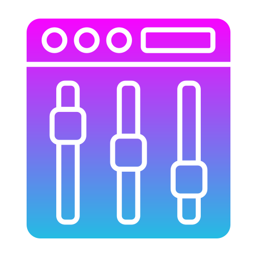 mixer Generic gradient fill icoon