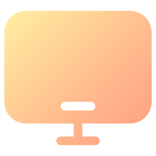 Computer Generic gradient fill icon