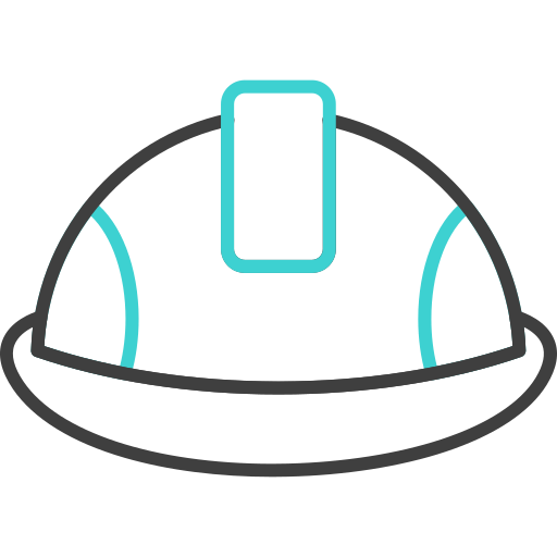 sombrero de trabajador Generic color outline icono
