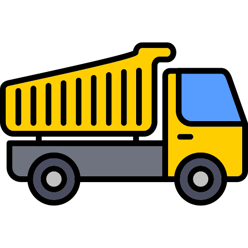 camión volquete Generic color lineal-color icono