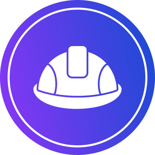 労働者の帽子 Generic gradient fill icon