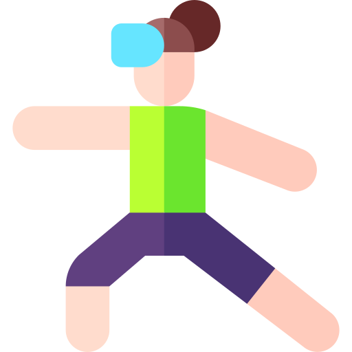 Virtual fitness Basic Rounded Flat icon