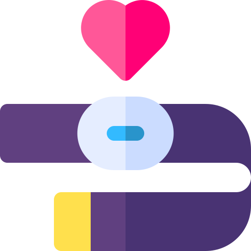Heart rate band Basic Rounded Flat icon
