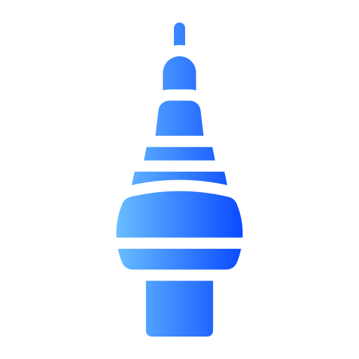 Seoul tower Generic gradient fill icon