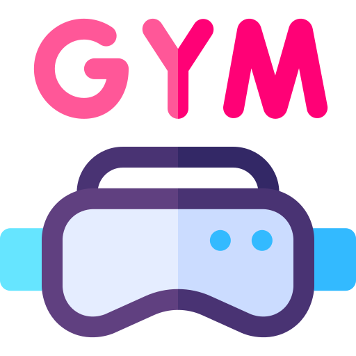 Virtual gym Basic Rounded Flat icon