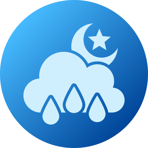 lluvia Generic gradient fill icono