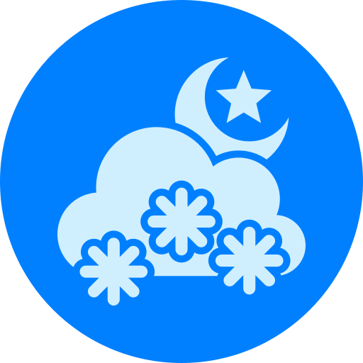 Śnieg Generic color fill ikona