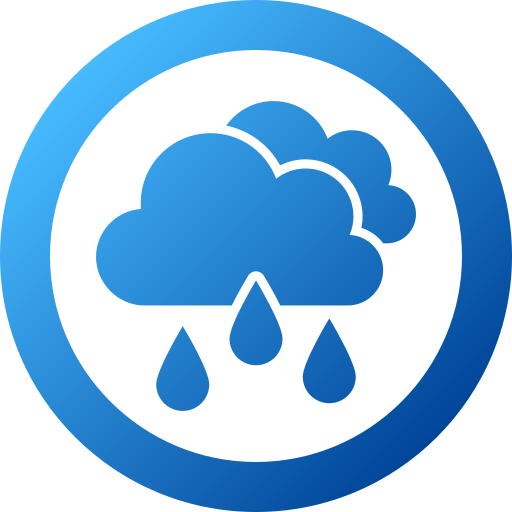 deszczowy Generic gradient fill ikona