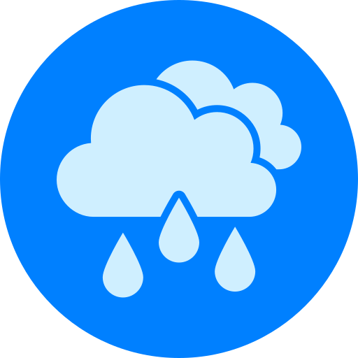 deszczowy Generic color fill ikona