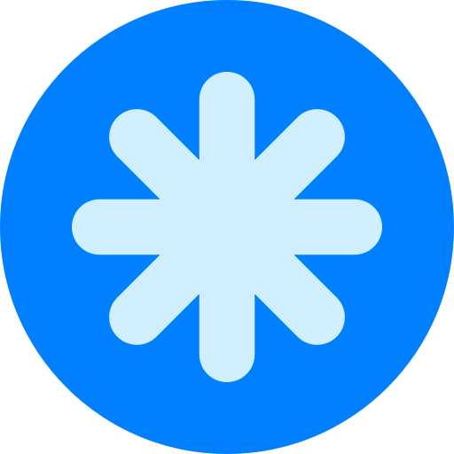Ice flake Generic color fill icon