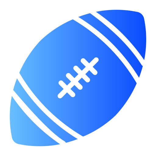 ballon de rugby Generic gradient fill Icône