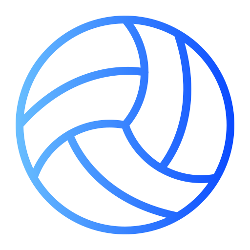 volleybal Generic gradient outline icoon