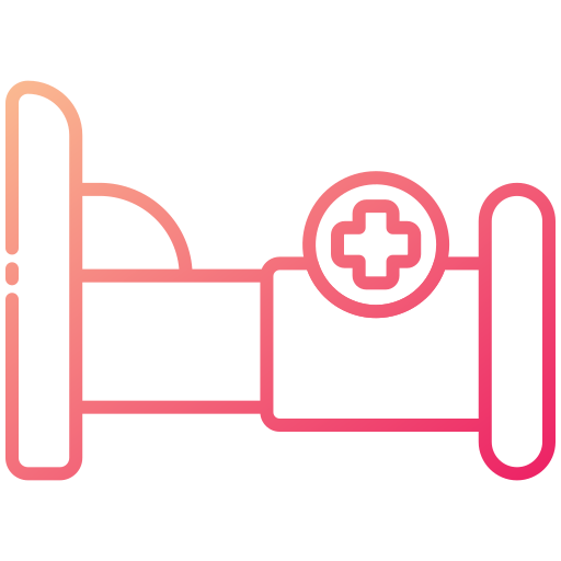 Hospital bed Generic gradient outline icon