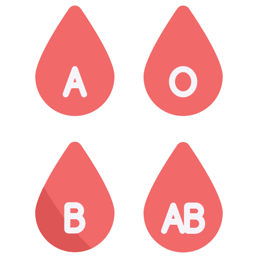 grupa krwi Generic color fill ikona