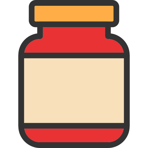 ジャム瓶 Generic color lineal-color icon