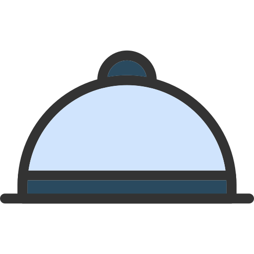 serveerschotel Generic color lineal-color icoon
