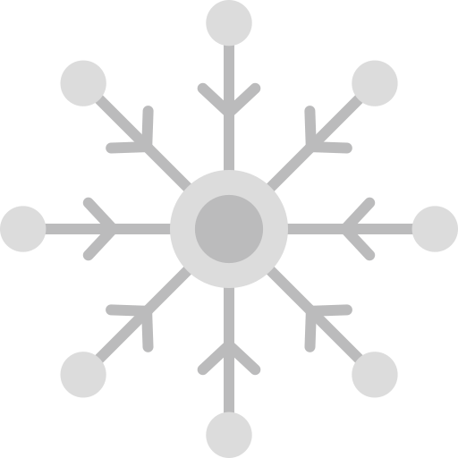 Śnieg Generic color fill ikona