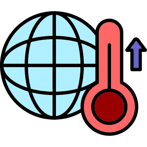 le réchauffement climatique Generic color lineal-color Icône