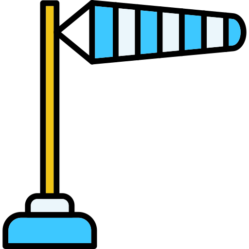 windrichtung Generic color lineal-color icon