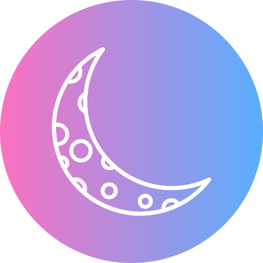maanlicht Generic gradient fill icoon