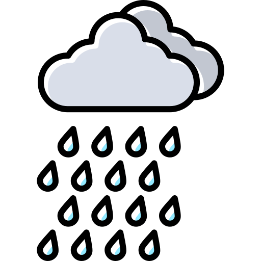 Rain Generic color lineal-color icon