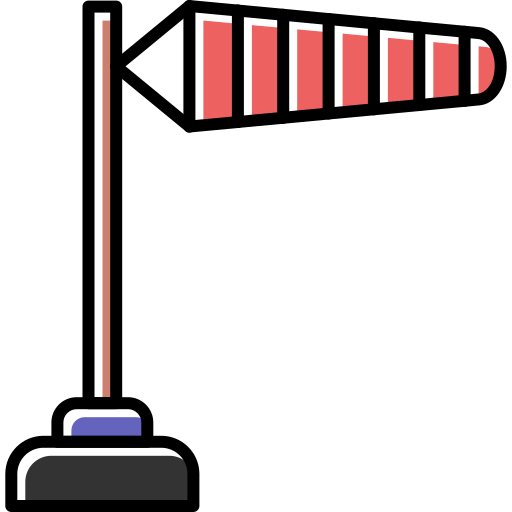 Направление ветра Generic color lineal-color иконка