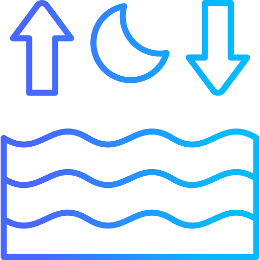 Tide Generic gradient outline icon