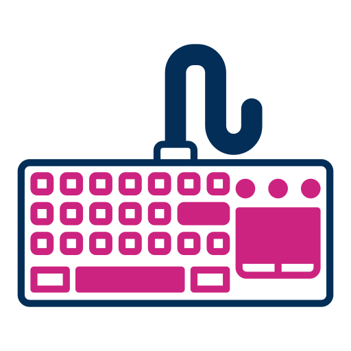 Keyboard Generic color fill icon