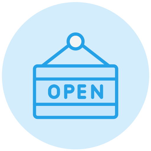 Open sign Generic color lineal-color icon