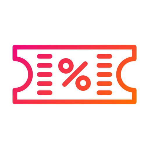 Coupon Generic gradient outline icon