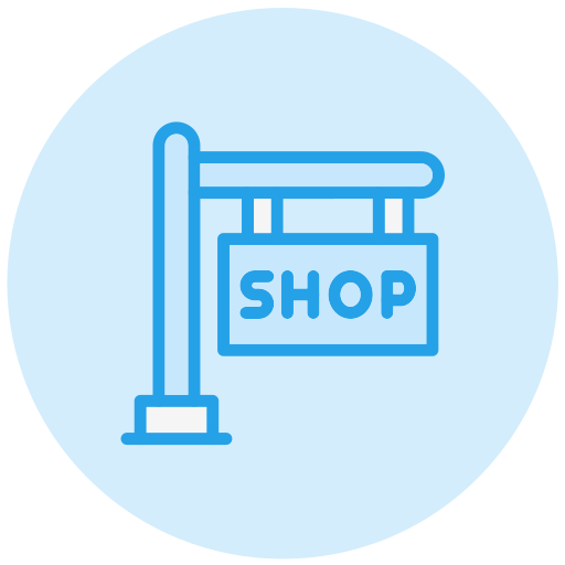 Shop sign Generic color lineal-color icon