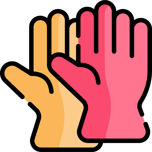 手袋 Kawaii Lineal color icon