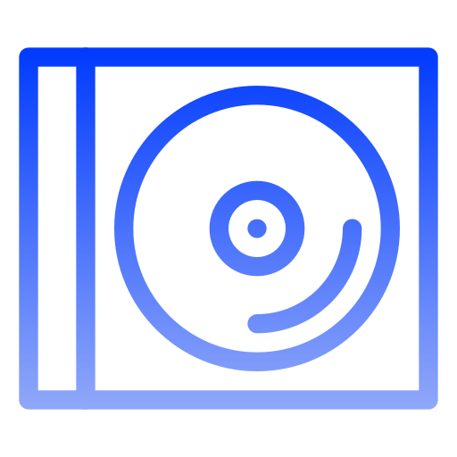 cd 케이스 Generic gradient outline icon