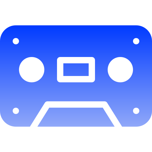 カセット Generic gradient fill icon