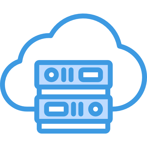 Cloud computing itim2101 Blue icon