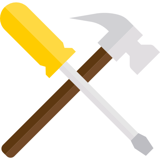 Hand tools srip Flat icon