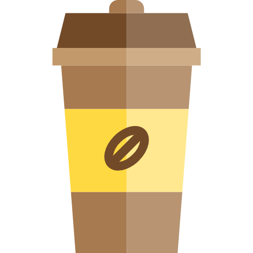 kaffeetasse srip Flat icon