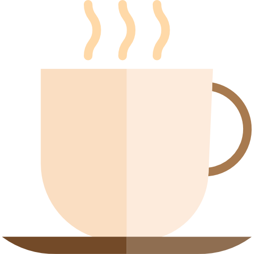 filiżanka kawy srip Flat ikona