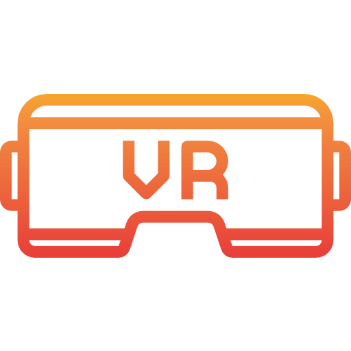 virtuelle realität itim2101 Gradient icon